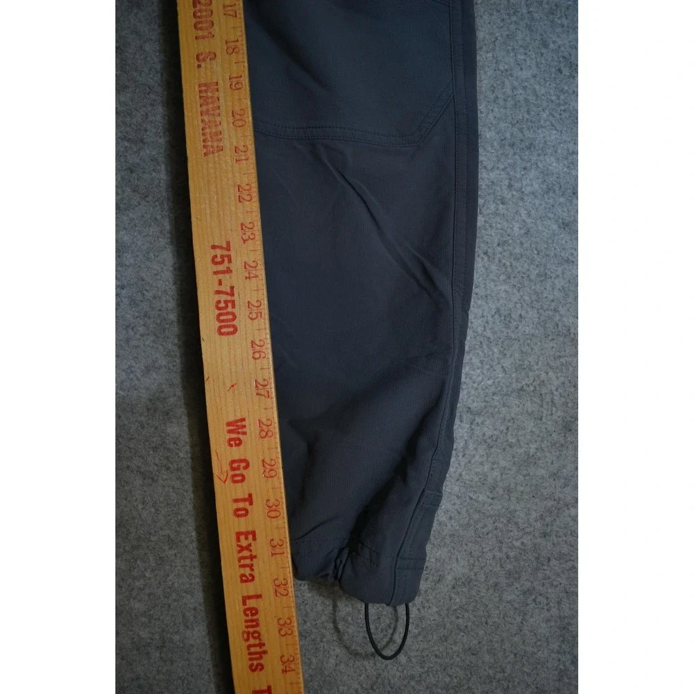 Marmot Pants Mens 30 Gray Softshell Trekking Hiking Climbing Zip Pockets 32x32